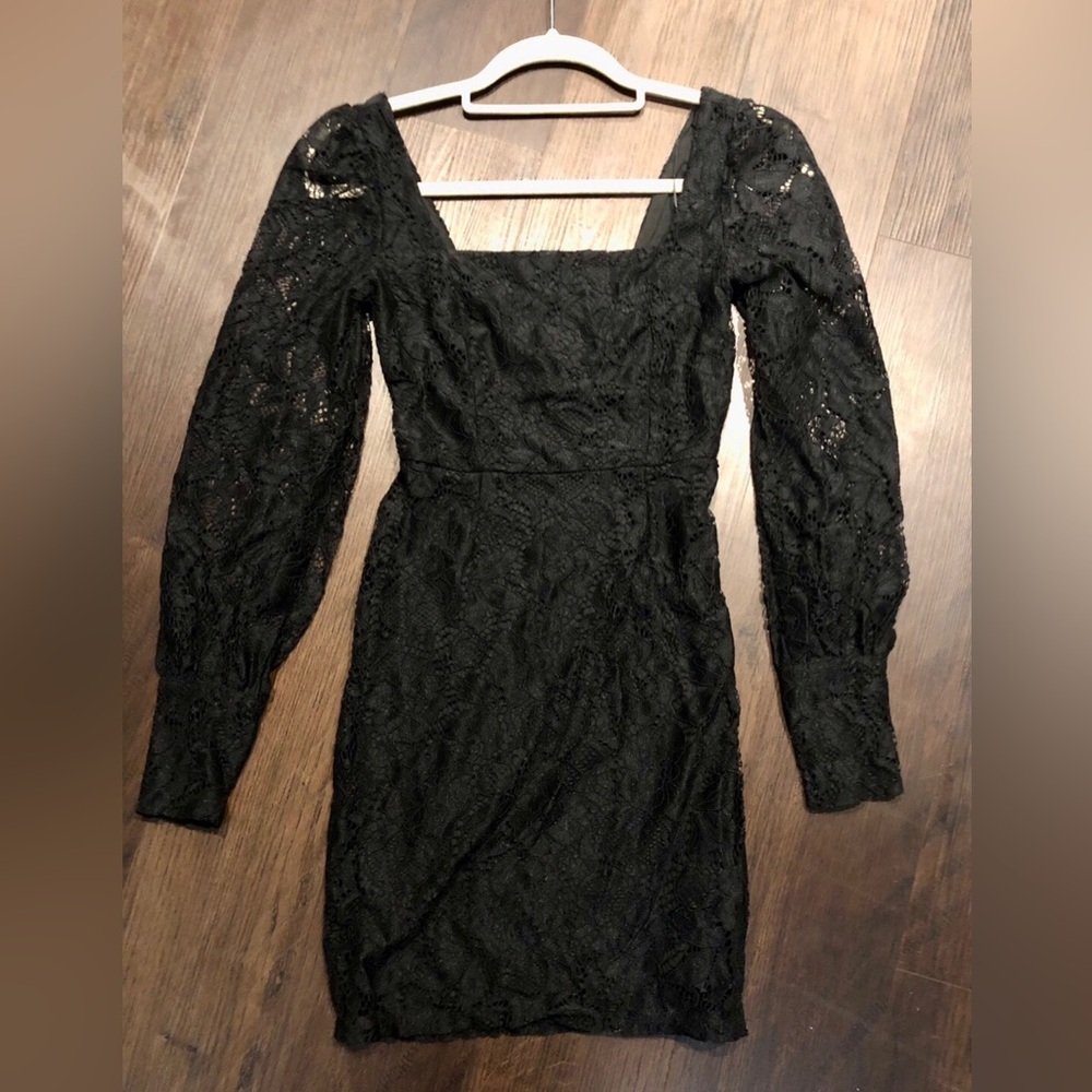 BNWT Dynamite Women’s Elegant Black Lace Dress - XXS - Picture 2 of 11